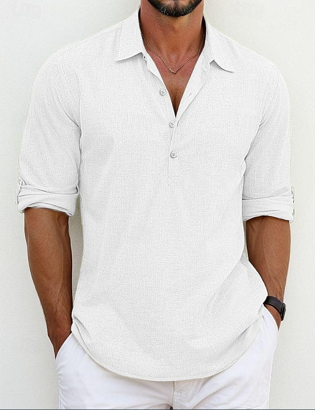 Herren Poloshirt mit modernen Knöpfen und lässigem Schnitt