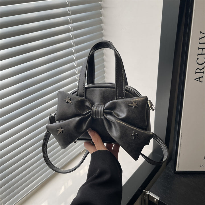 Damen Designer Handtasche mit verspieltem Schleifenakzent Nord Taschen