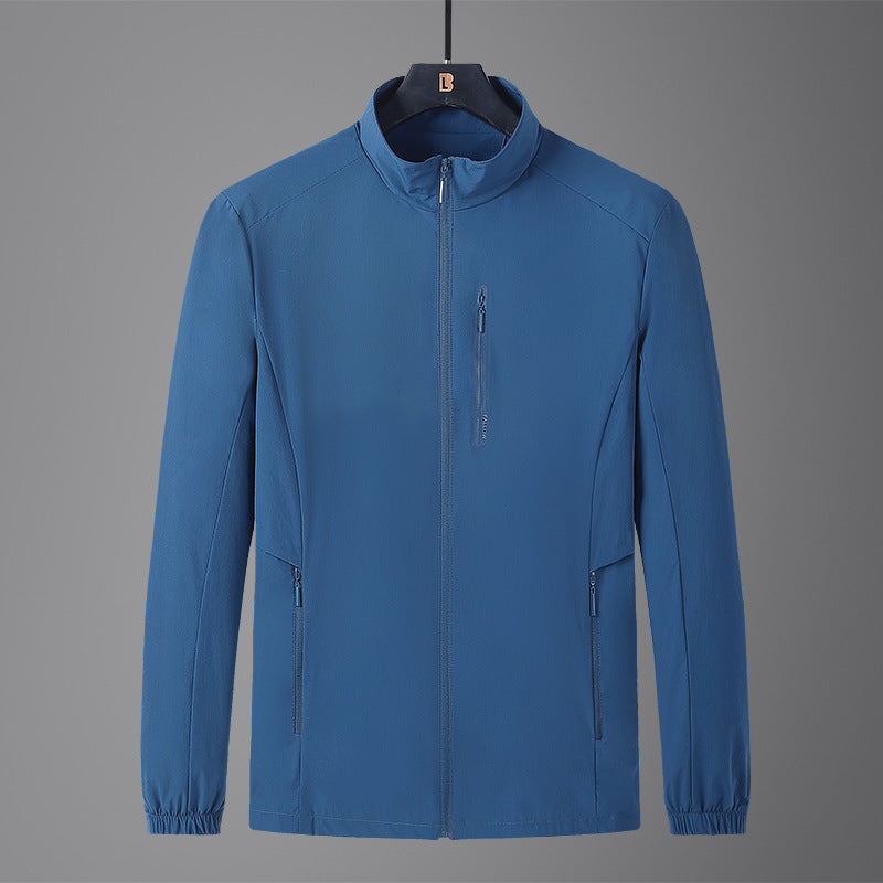 Herren Leichte Softshell-Jacke mit Stehkragen, wind- und wasserabweisender Oberfläche sowie Reißverschlusstaschen Nord Taschen