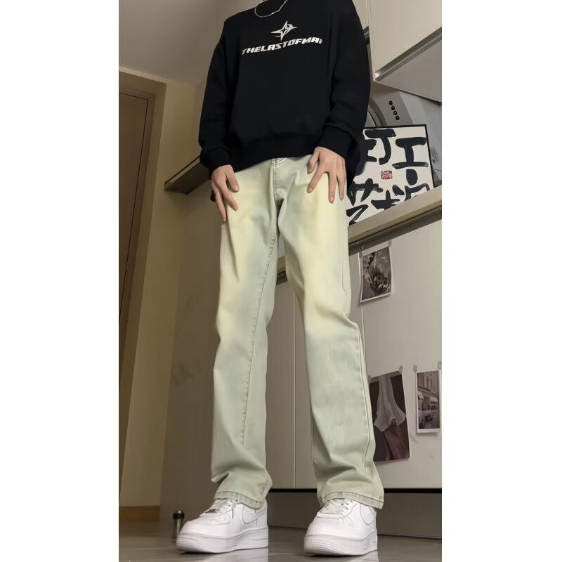 Herren Baumwollmix-Hose mit geradem Bein, lockerem Schnitt und tiefer Leibhöhe Nord Taschen