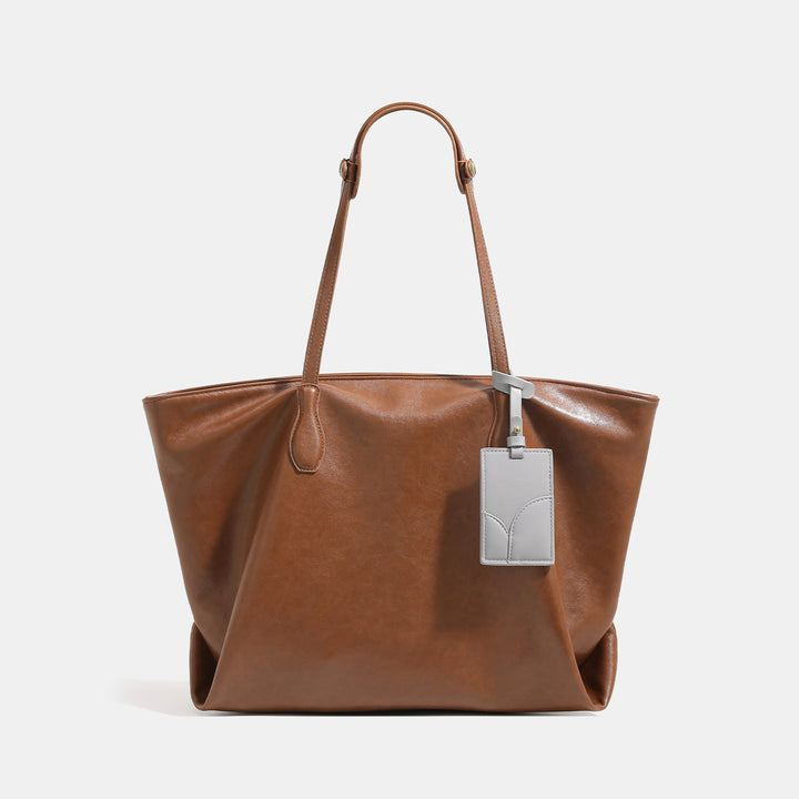 Damen hochwertige Tote-Tasche aus weichem Kunstleder mit strukturiertem Design Nord Taschen