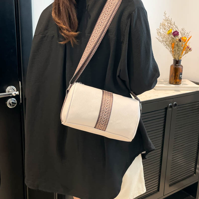 Damen Umhängetasche mit elegantem, geflochtenem Schultergurt Nord Taschen