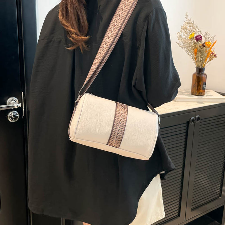 Damen Umhängetasche mit elegantem, geflochtenem Schultergurt Nord Taschen
