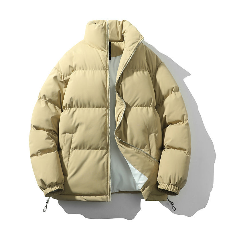 Unisex Wattierte Stepp-Übergangsjacke mit hohem Kragen und verstellbarem Saum Nord Taschen