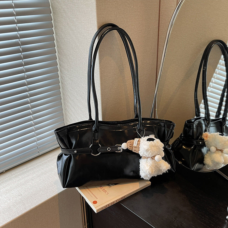 Damen elegante Handtasche mit praktischem Reißverschluss Nord Taschen