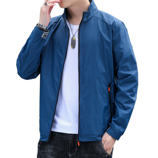 Herren Wasserabweisende Sportjacke mit hohem Kragen Nord Taschen