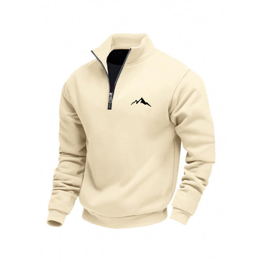 Herren Sweatshirt mit kurzem Reißverschluss Nord Taschen