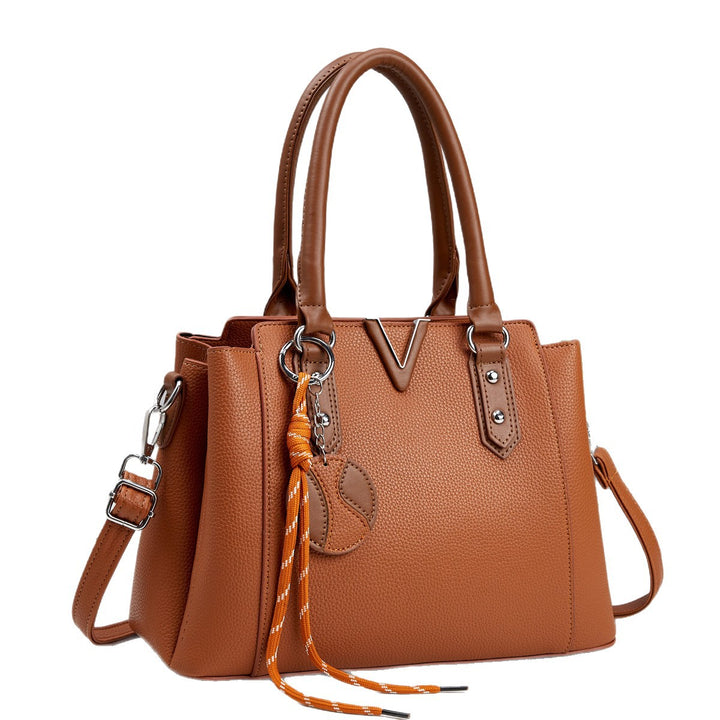 Damen elegante Henkeltasche mit abnehmbarem Schulterriemen Nord Taschen