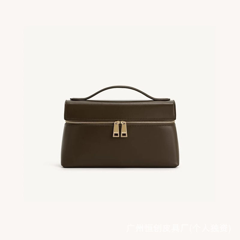 Damen Handtasche mit luxuriösem, strukturiertem Design und goldenen Akzenten Nord Taschen