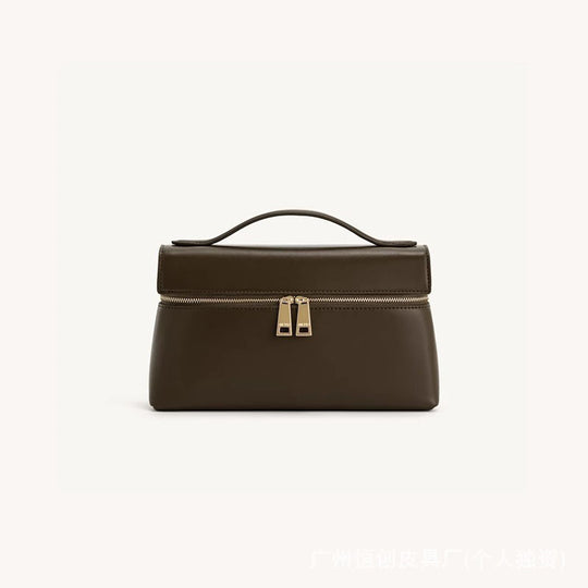 Damen Handtasche mit luxuriösem, strukturiertem Design und goldenen Akzenten Nord Taschen