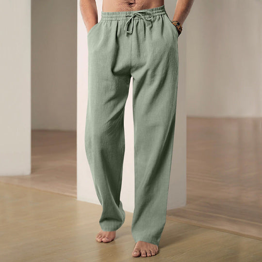 Herren Bequeme Sommerfreizeithose mit elastischem Bund