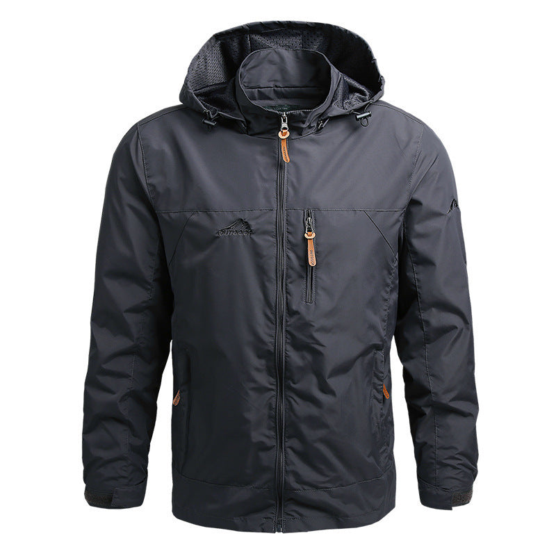 Herren Leichte Wetterjacke Nord Taschen