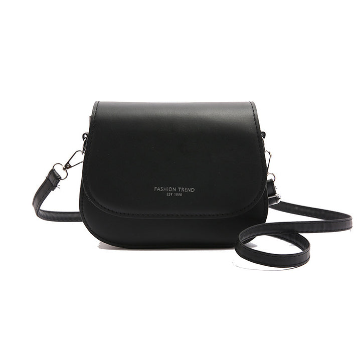 Damen Umhängetasche mit elegantem Klappverschluss und feinem Kunstleder Nord Taschen