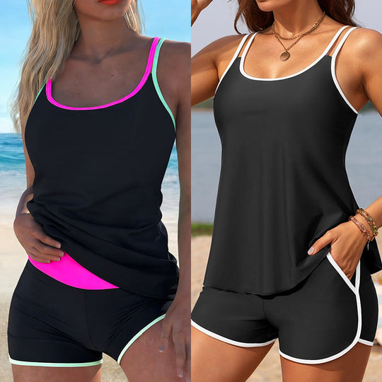 DamenSportliches Tankini-Set mit praktischen Shorts und verstellbaren Trägern Nord Taschen