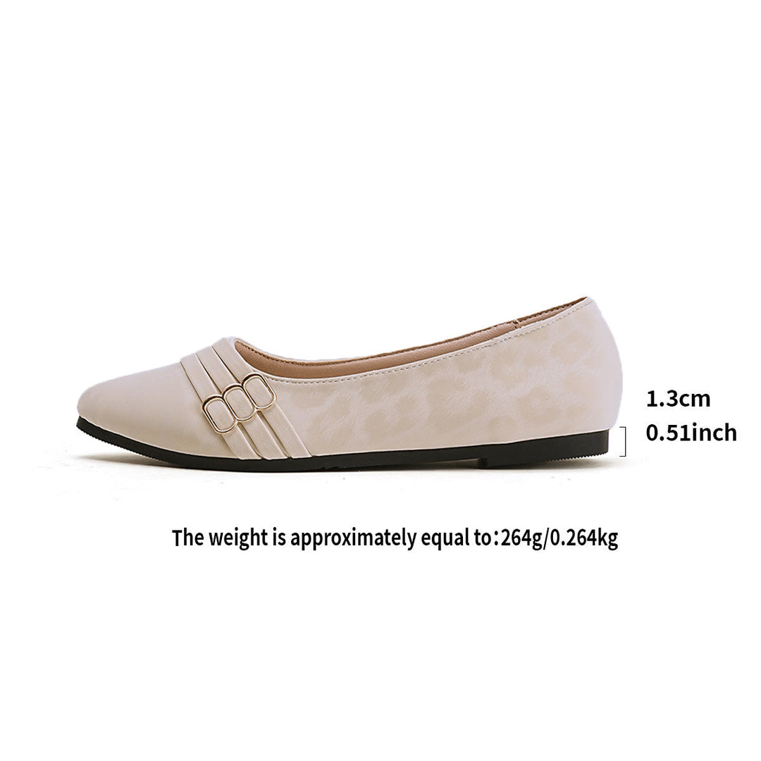 Damen Elegante und bequeme Ballerinas mit modischem Schleifenakzent und edlen Schnallen Nord Taschen