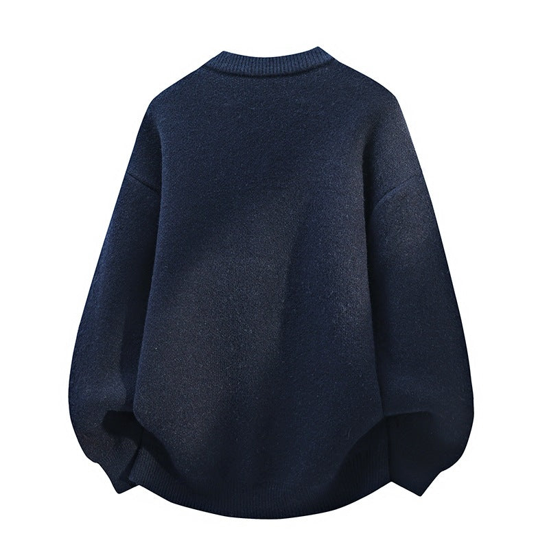 Damen Oversize Strickcardigan mit Rautenmuster & Knopfleiste Nord Taschen
