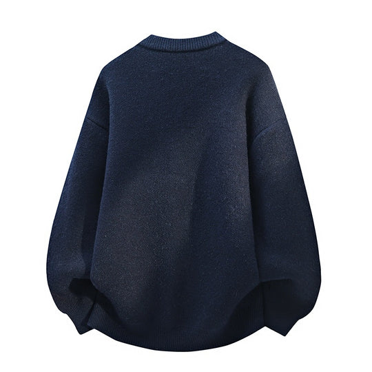 Damen Oversize Strickcardigan mit Rautenmuster & Knopfleiste Nord Taschen