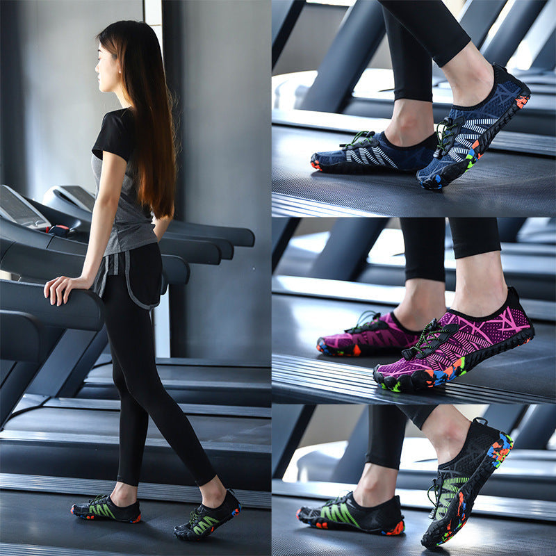 Damen Wassersportschuhe mit schnelltrocknendem Obermaterial und rutschfester Sohle