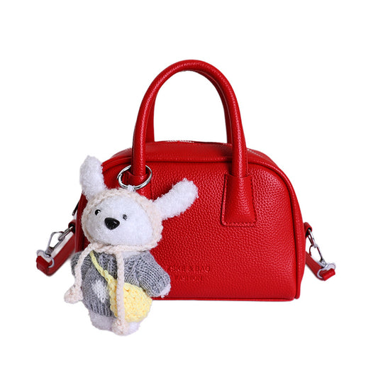 Damen Handtasche im modernen Curvy-Design mit abnehmbarem Schulterriemen Nord Taschen