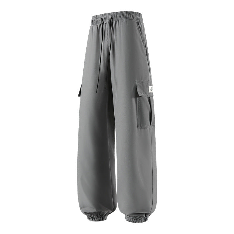 Herren Weite Cargo-Jogginghose mit Tunnelzug, elastischem Bund & Beinbündchen Nord Taschen