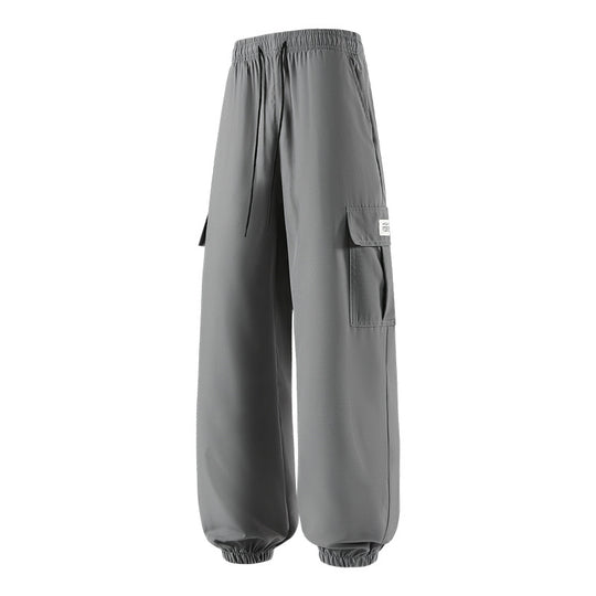 Herren Weite Cargo-Jogginghose mit Tunnelzug, elastischem Bund & Beinbündchen Nord Taschen