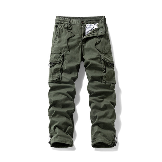 Herren Multifunktionale Cargohose mit Tunnelzugbund, Klappentaschen und verstellbaren Beinabschlüssen Nord Taschen