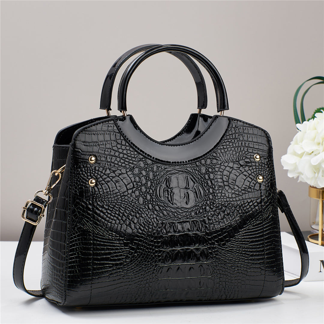 Damen elegante Handtasche mit stilvollem Griffdesign Nord Taschen