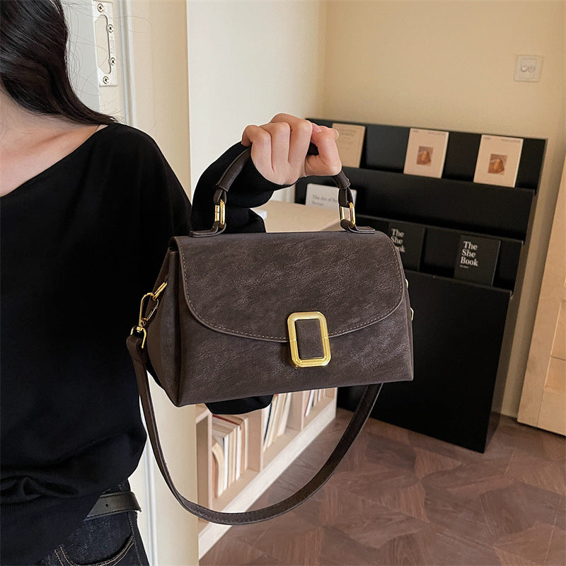Damen Schultertasche mit elegantem Verschluss und verstellbarem Riemen Nord Taschen