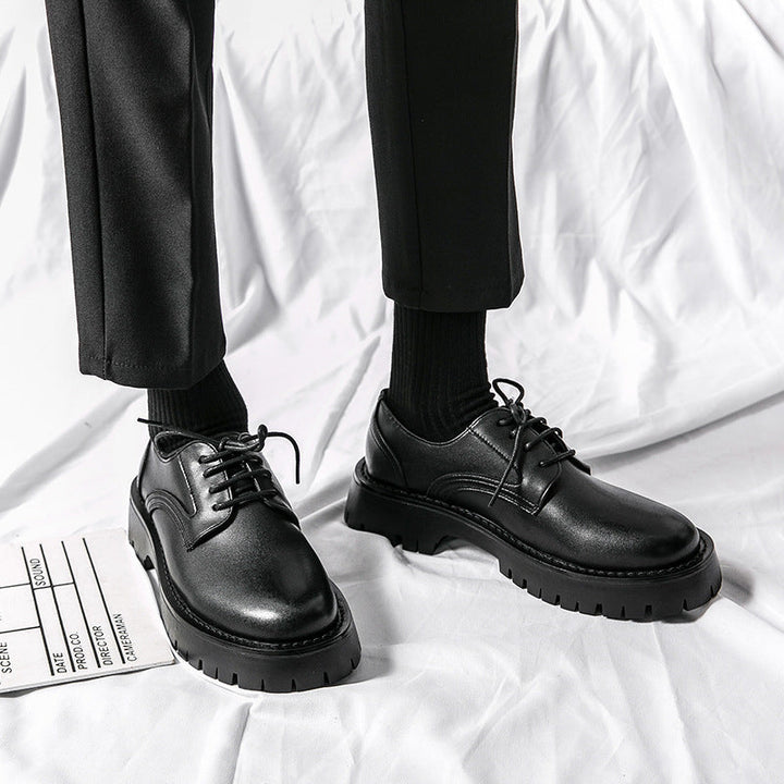Herren Elegante Schnürschuhe mit stabiler Profilsohle und klassischem Design