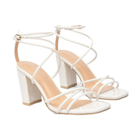 Damen elegante Riemchen-Sandaletten mit stilvollem Blockabsatz und verstellbarem Riemen Nord Taschen