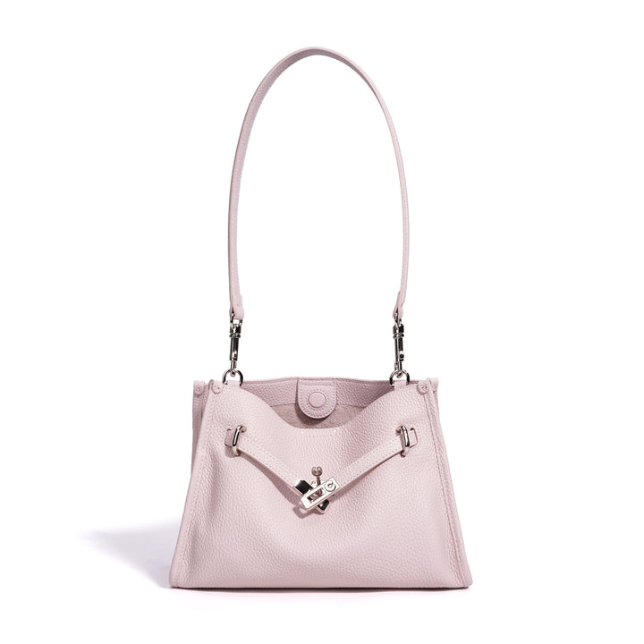 Damen elegante Lederhandtasche mit verstellbarem Schulterriemen Nord Taschen