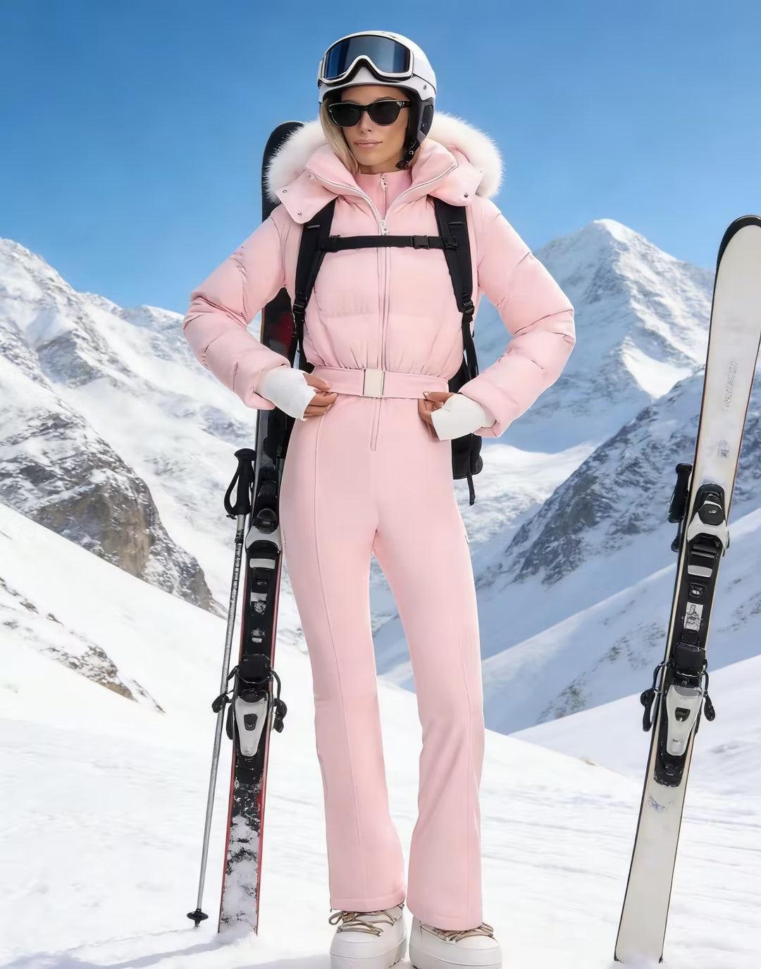 Damen Zweiteiliges Ensemble aus strukturierter Kurzjacke und hochgeschnittener Schlaghose Nord Taschen