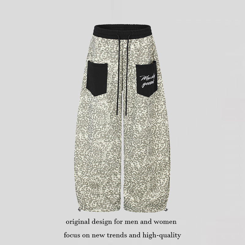 Damen Extraweite Palazzo-Loungehose im Culotte‑Schnitt mit elastischem Komfortbund, kontrastierenden Patch‑Taschen und verstellbarem Saum Nord Taschen