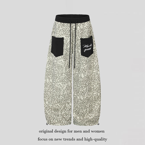 Damen Extraweite Palazzo-Loungehose im Culotte‑Schnitt mit elastischem Komfortbund, kontrastierenden Patch‑Taschen und verstellbarem Saum Nord Taschen
