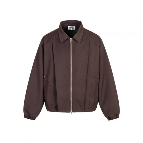 Unisex Boxy-Übergangsblouson mit Hemdkragen, Zwei-Wege-Metallreißverschluss und elastischen Bündchen Nord Taschen