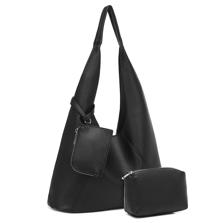 Damen Hobo-Tasche aus hochwertigem Kunstleder mit praktischen Außentaschen Nord Taschen