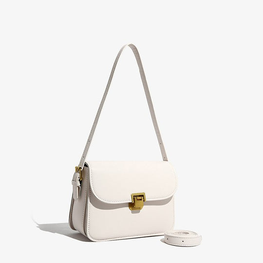 Damen elegante Umhängetasche aus hochwertigem Kunstleder mit stilvollem Verschluss Nord Taschen