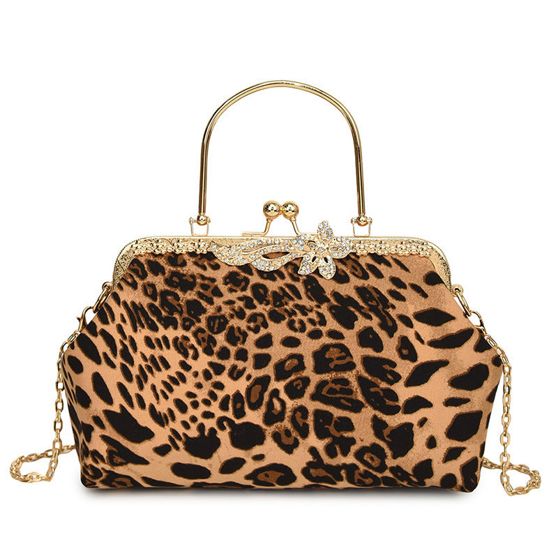 Damen glamouröse Handtasche im Leopardenmuster Nord Taschen