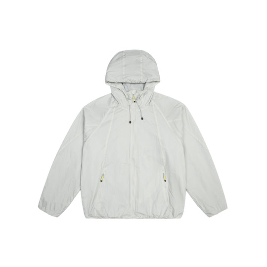 Unisex Leichter Windbreaker mit verstellbarer Kapuze, packbarer Nylonjacke Nord Taschen