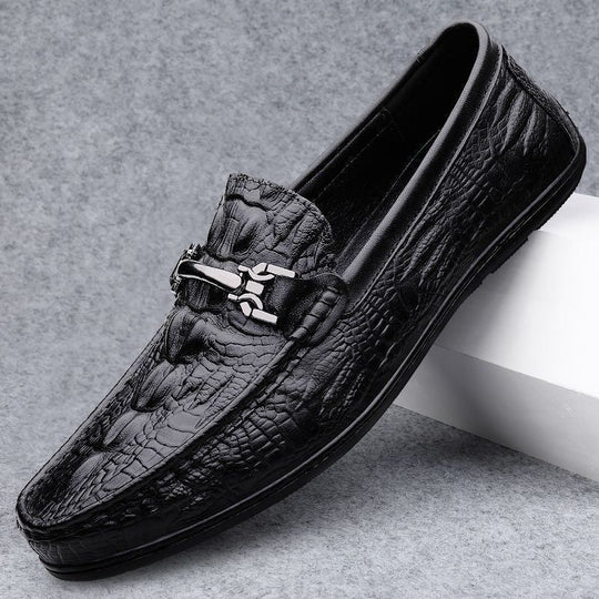 Herren Elegante Mokassins aus hochwertigem Leder mit modischem Detail