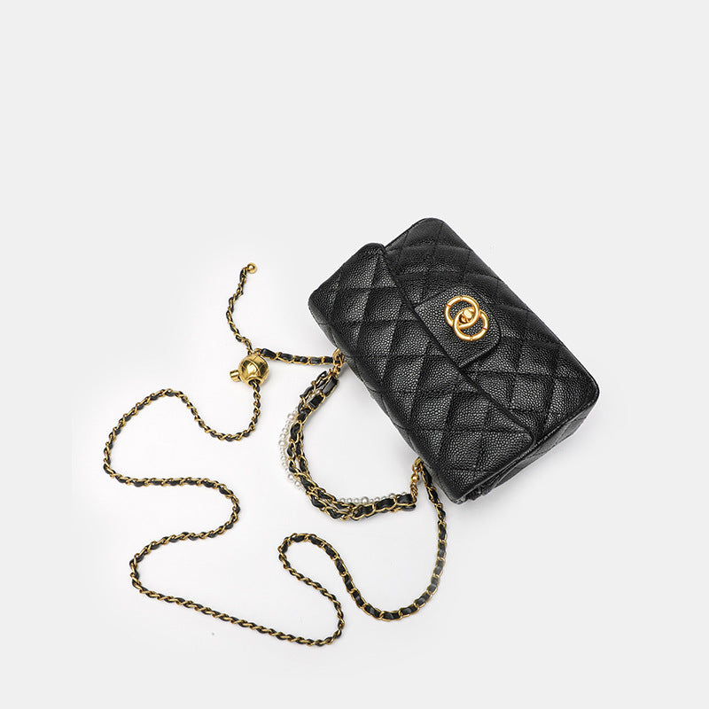 Damen Clutch-Tasche mit luxuriösem Kettenriemen und dekorativen Elementen Nord Taschen