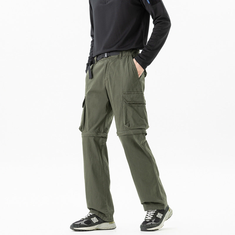 Herren Zip-off Convertible-Cargo-Hose mit abtrennbaren Beinen und Mehrfachtaschen Nord Taschen