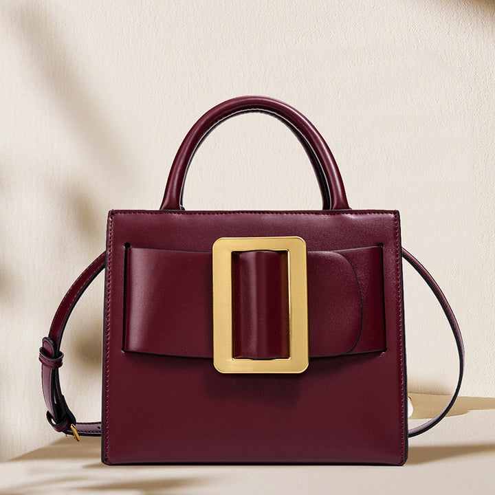 Damen Designer Handtasche mit markantem Schnallenverschluss Nord Taschen