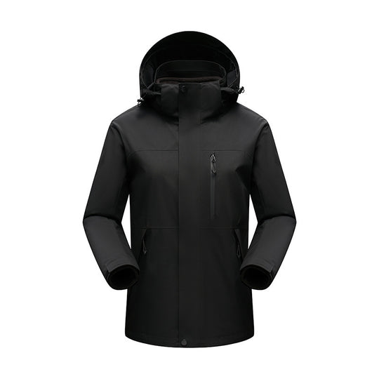 Herren Wasserabweisender Winterparka mit abnehmbarer Kapuze und getapten Nähten Nord Taschen