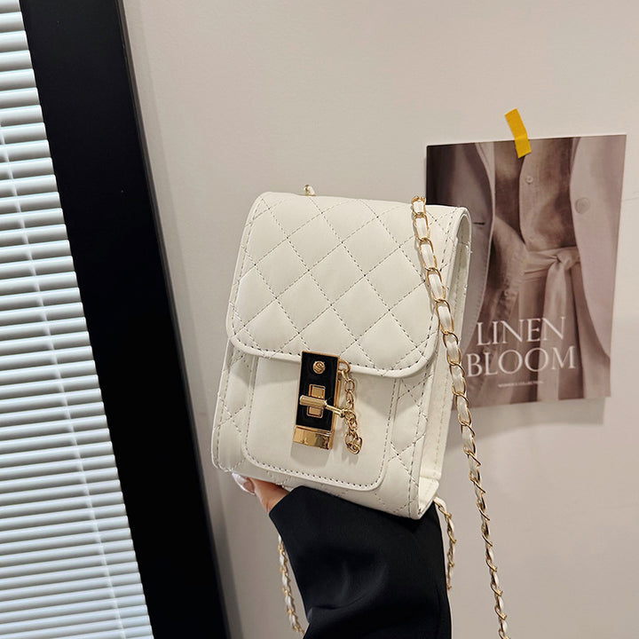 Damen Umhängetasche mit elegantem Steppdesign und praktischem Verschluss Nord Taschen