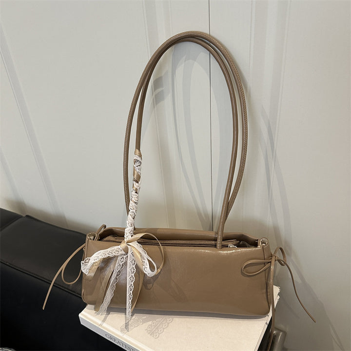 Damen Umhängetasche mit verspieltem Bindungsdetail Nord Taschen