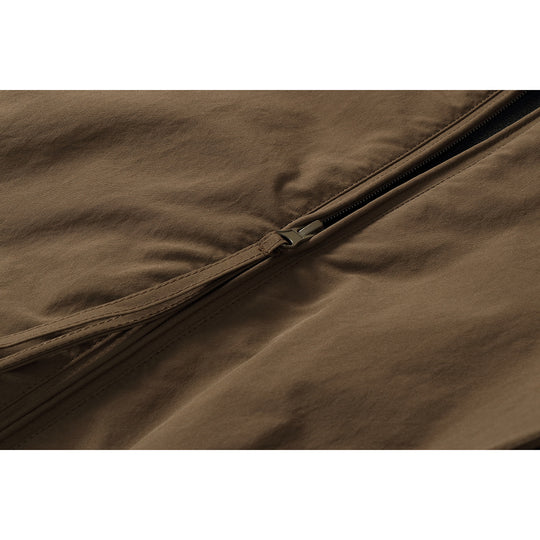Unisex Kurz geschnittener Oversize-Boxy-Blouson mit hohem Stehkragen, geschwungener Taschenführung und elastischem Saum Nord Taschen