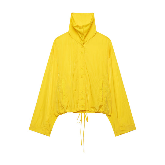 Damen Leichte wattierte Windjacke mit Stehkragen und Polka‑Dot‑Print Nord Taschen