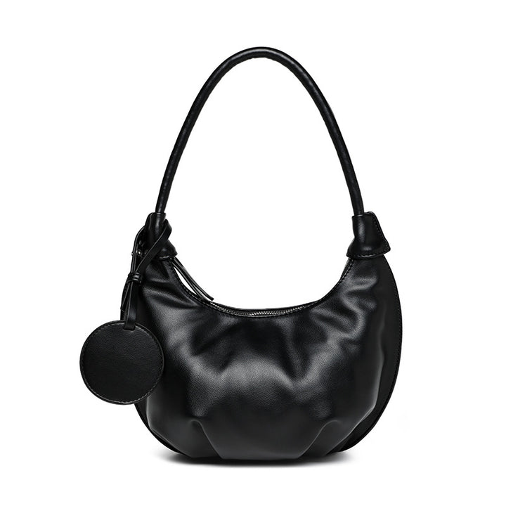 Damen Hobo-Tasche mit sanfter Textur und verspieltem Kordelzug Nord Taschen