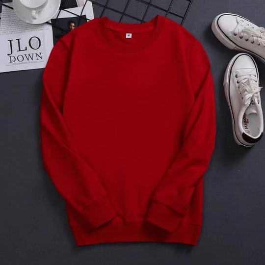 Herren Feines Rundhals‑Sweatshirt aus Baumwollmix mit gerippten Bündchen Nord Taschen
